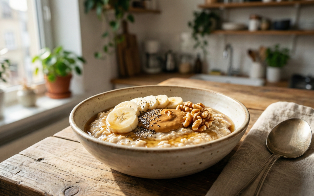 15-Minutes Peanut Butter Oats